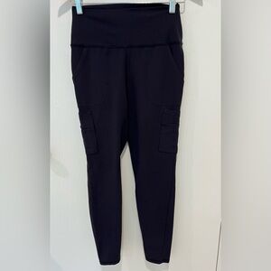 Spyder Black Cargo High-Waisted Leggings